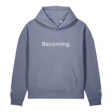 Wet Sundays Becoming. Embroidered Vintage Hoodie - Wet Sundays