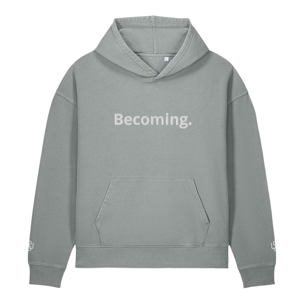 Wet Sundays Becoming. Embroidered Vintage Hoodie - Wet Sundays