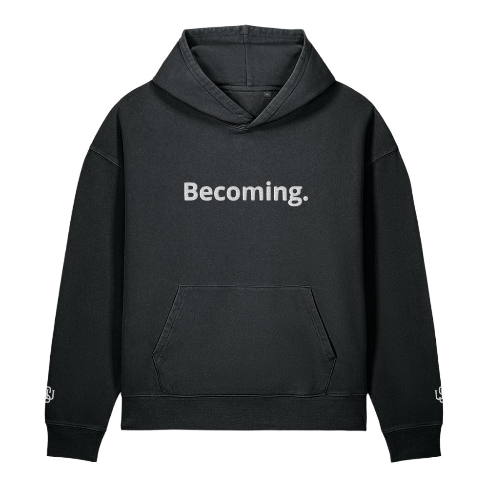 Wet Sundays Becoming. Embroidered Vintage Hoodie - Wet Sundays