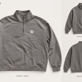 Wet Sundays Faded Half-Zip Sweatshirt - Wet Sundays