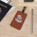 Wet Sundays Journey Luggage Tag — Luggage Brown - Wet Sundays