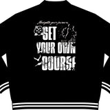 Wet Sundays Set Your Own Course Varsity Jacket - Wet Sundays