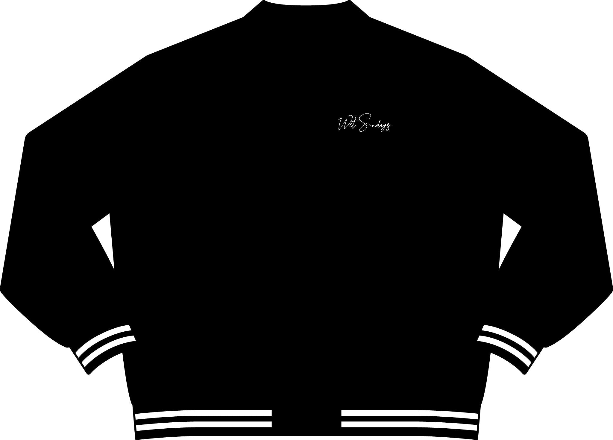 Wet Sundays Set Your Own Course Varsity Jacket - Wet Sundays