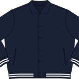 Wet Sundays Set Your Own Course Varsity Jacket - Wet Sundays