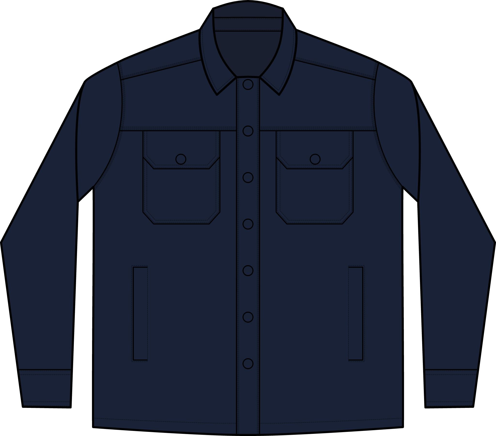 Wet Sundays Utility Shirt Jacket - Wet Sundays