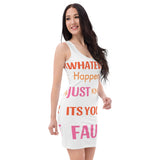 Whatever Happens Bodycon dress - Wet Sundays