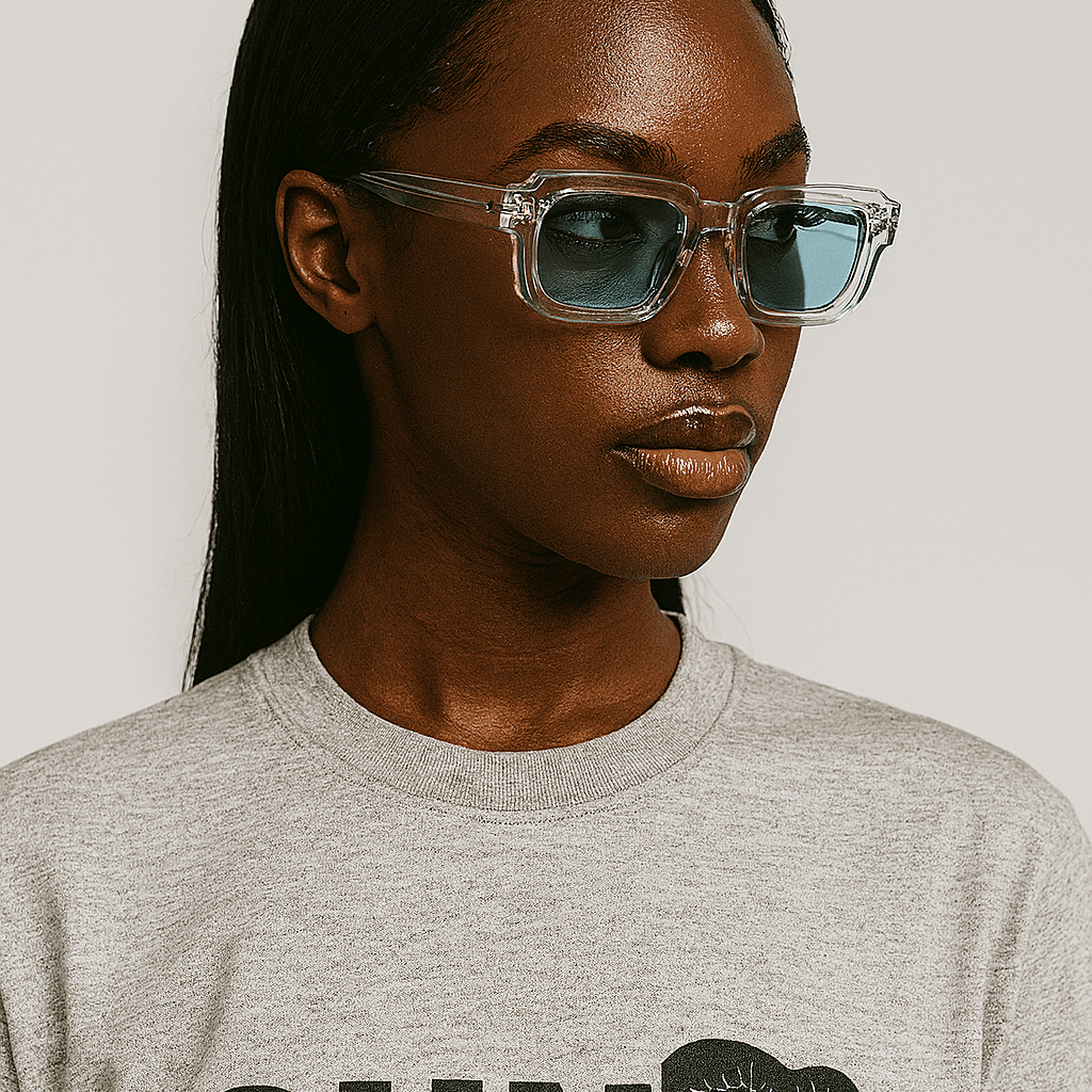 WS Crystal Blue Sunglasses - Wet Sundays