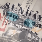WS Crystal Blue Sunglasses - Wet Sundays