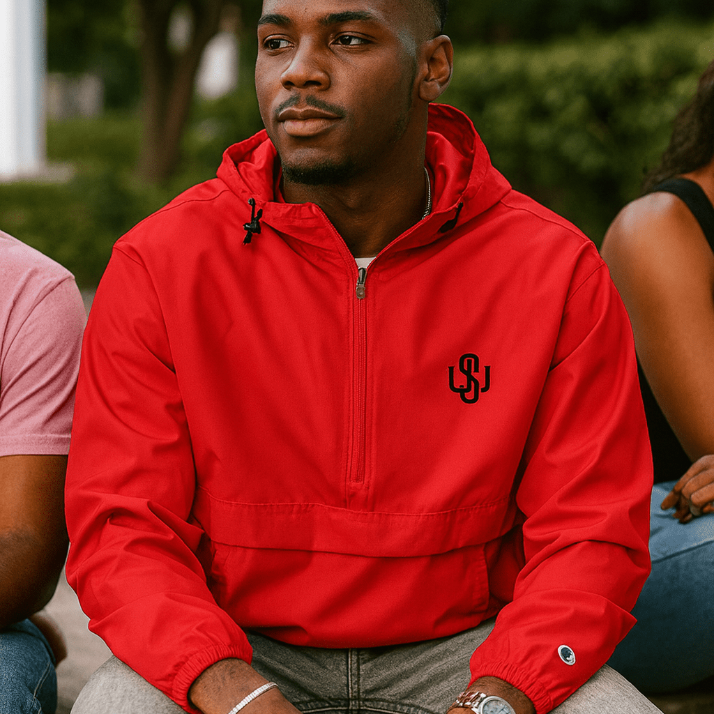 WS Embroidered Packable Jacket - Wet Sundays