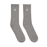 WS Embroidered socks - Wet Sundays