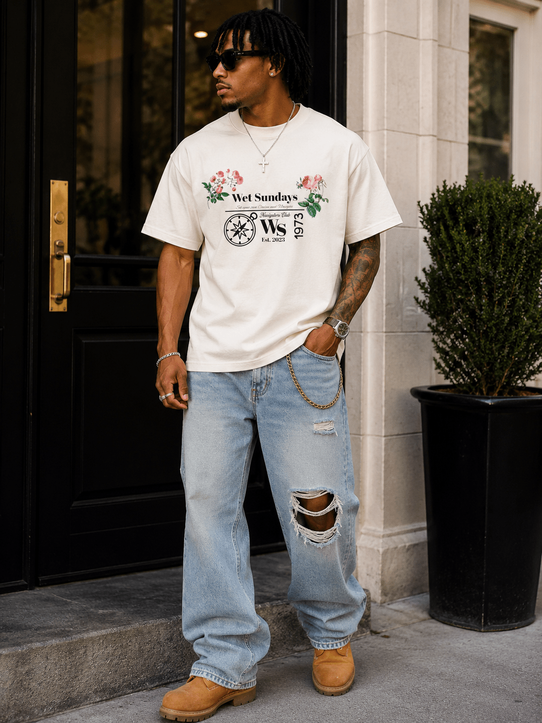 WS Floral Graphic T-Shirt - Wet Sundays