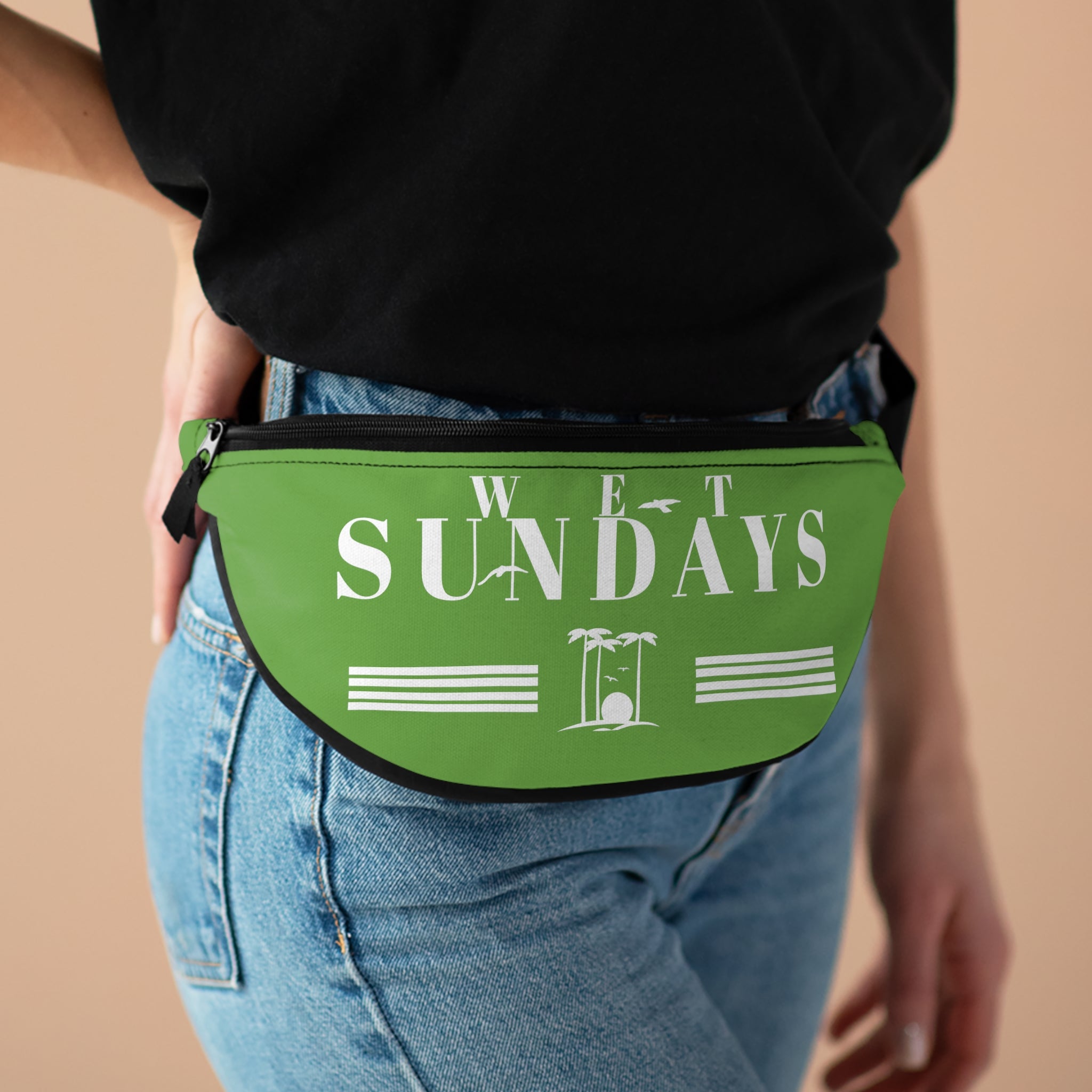 WS Green Fanny Pack - Wet Sundays