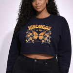 WS Kindness Crop Sweatshirt - Wet Sundays