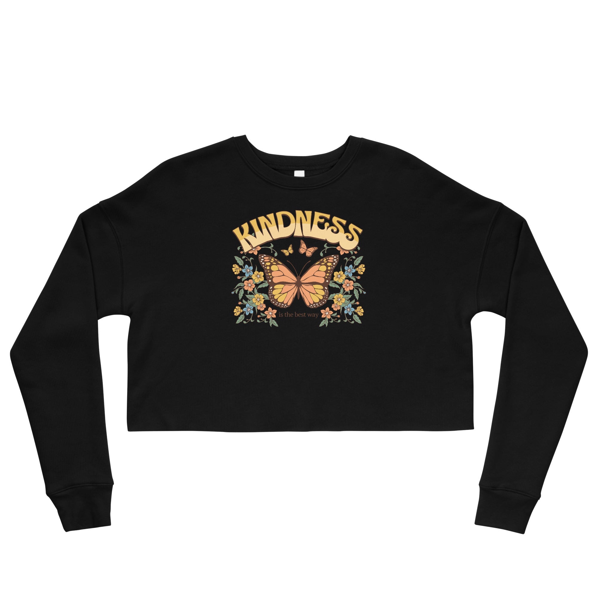 WS Kindness Crop Sweatshirt - Wet Sundays