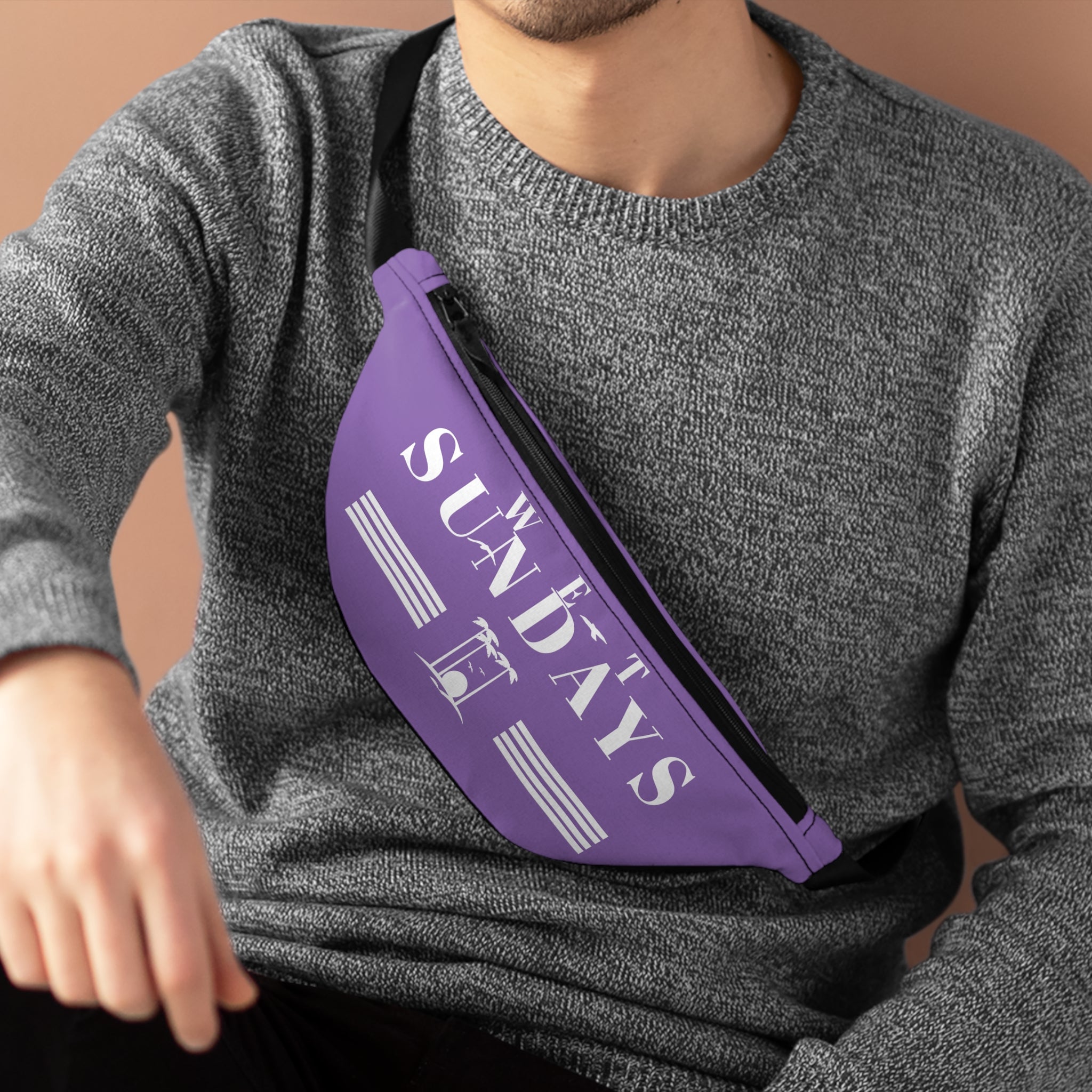 WS Light Purple Fanny Pack - Wet Sundays