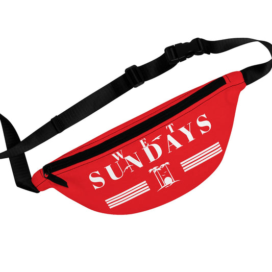 WS Red Fanny Pack - Wet Sundays
