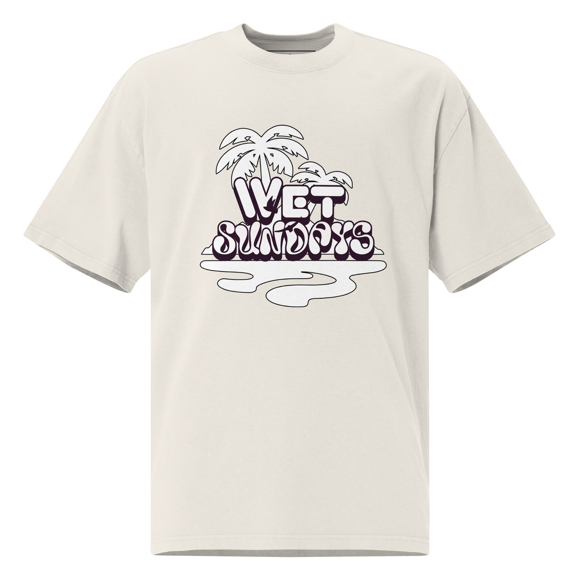 WS Splash Oversized t-shirt - Wet Sundays