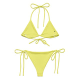 Yellow string bikini - Wet Sundays