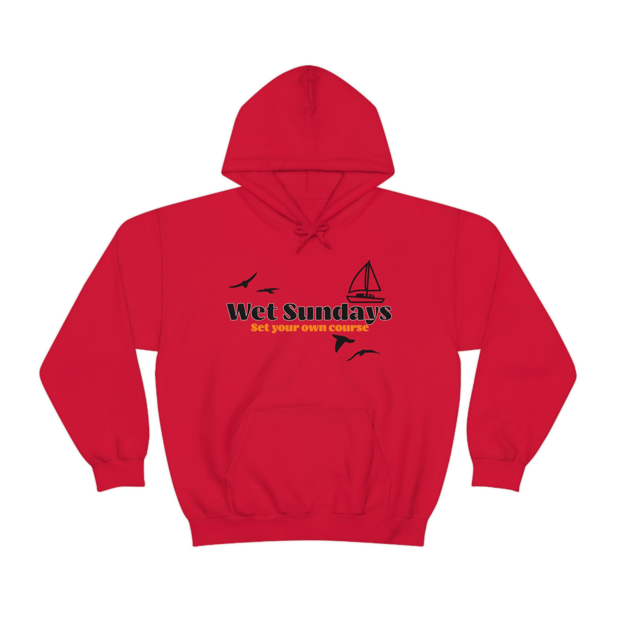 Red Graphic Hoodie - Wet Sundays