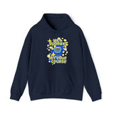 Cartoon Graphic Navy Hoodie - Wet Sundays