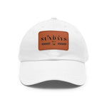 Hat with Leather Patch - WS - Wet Sundays