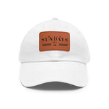 Hat with Leather Patch - WS - Wet Sundays