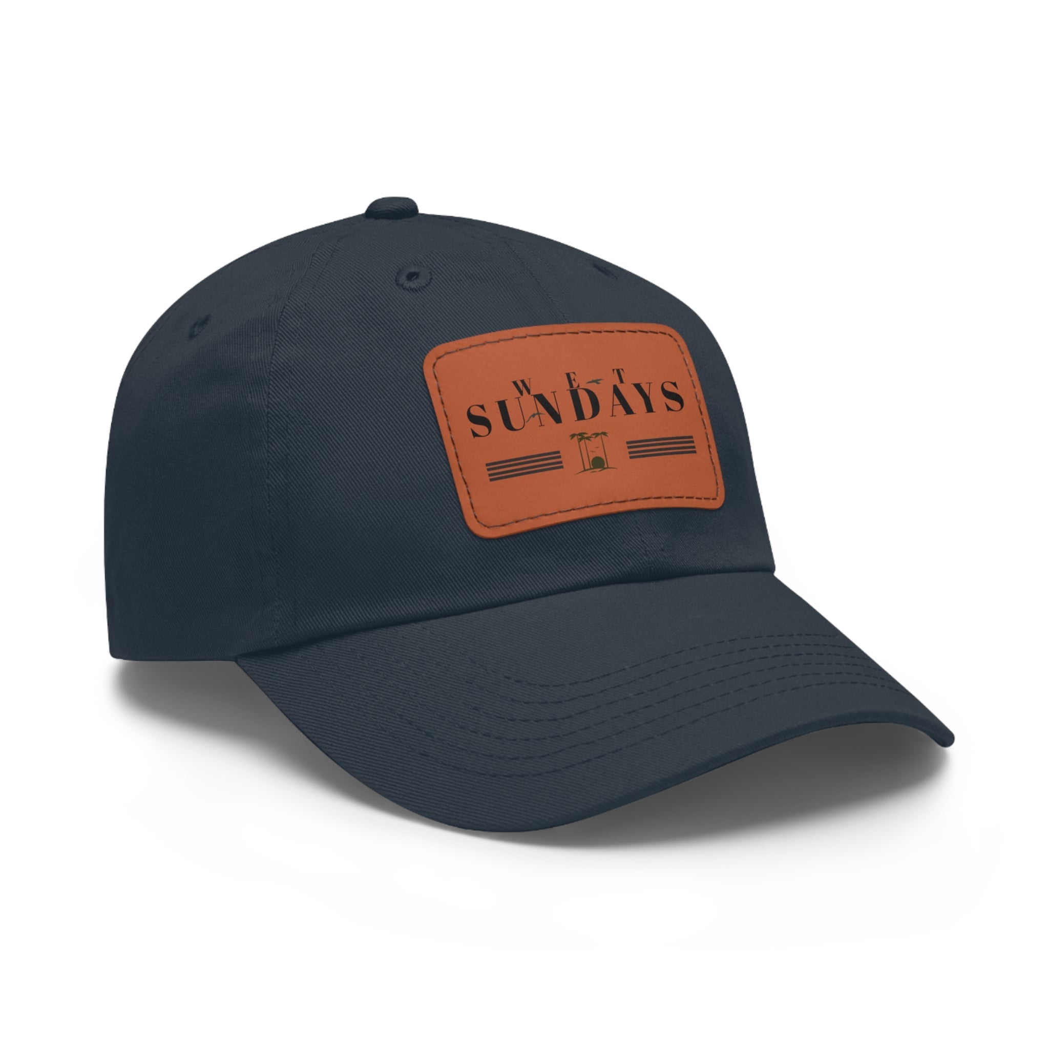 Hat with Leather Patch - WS - Wet Sundays