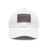Hat with Leather Patch - WS - Wet Sundays