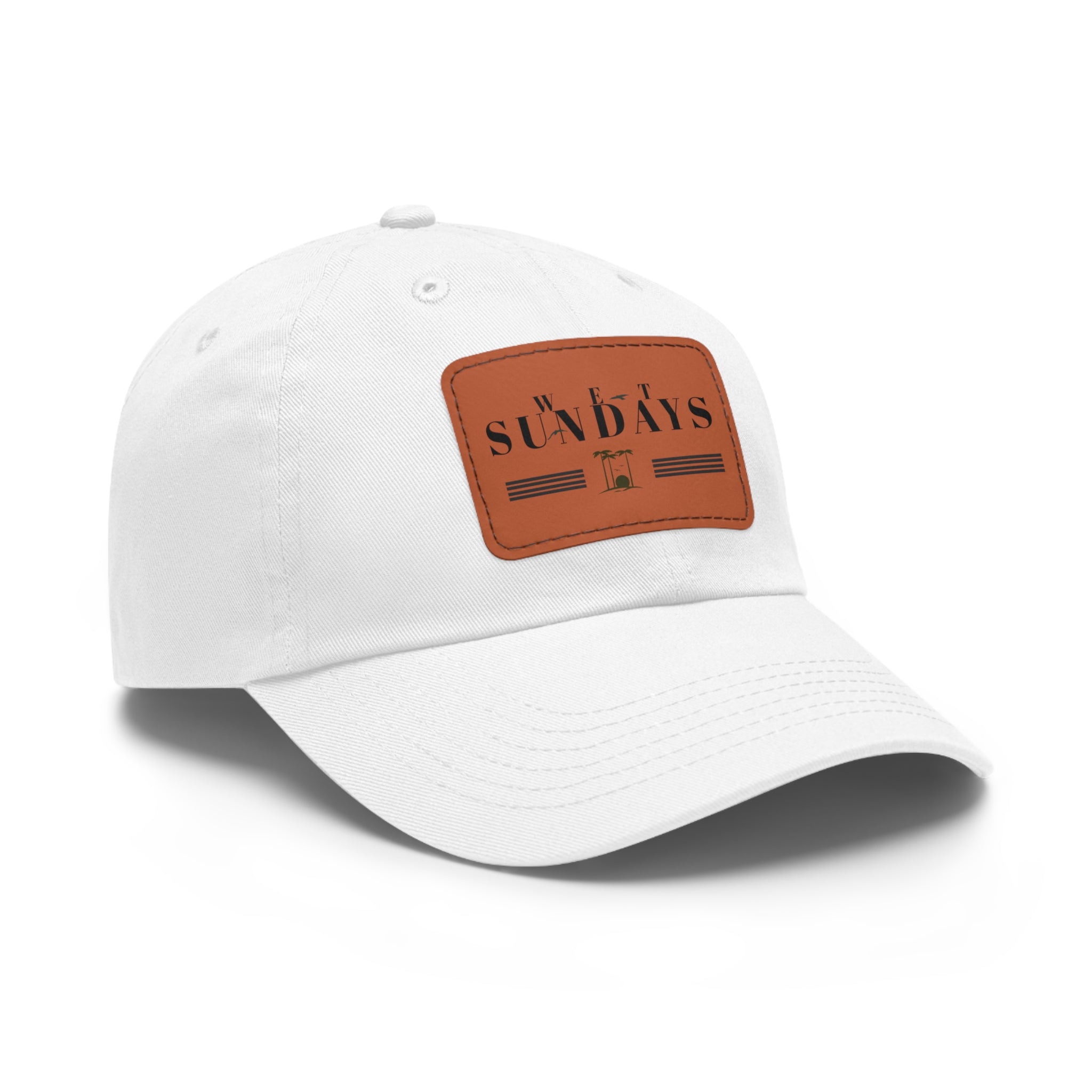 Hat with Leather Patch - WS - Wet Sundays