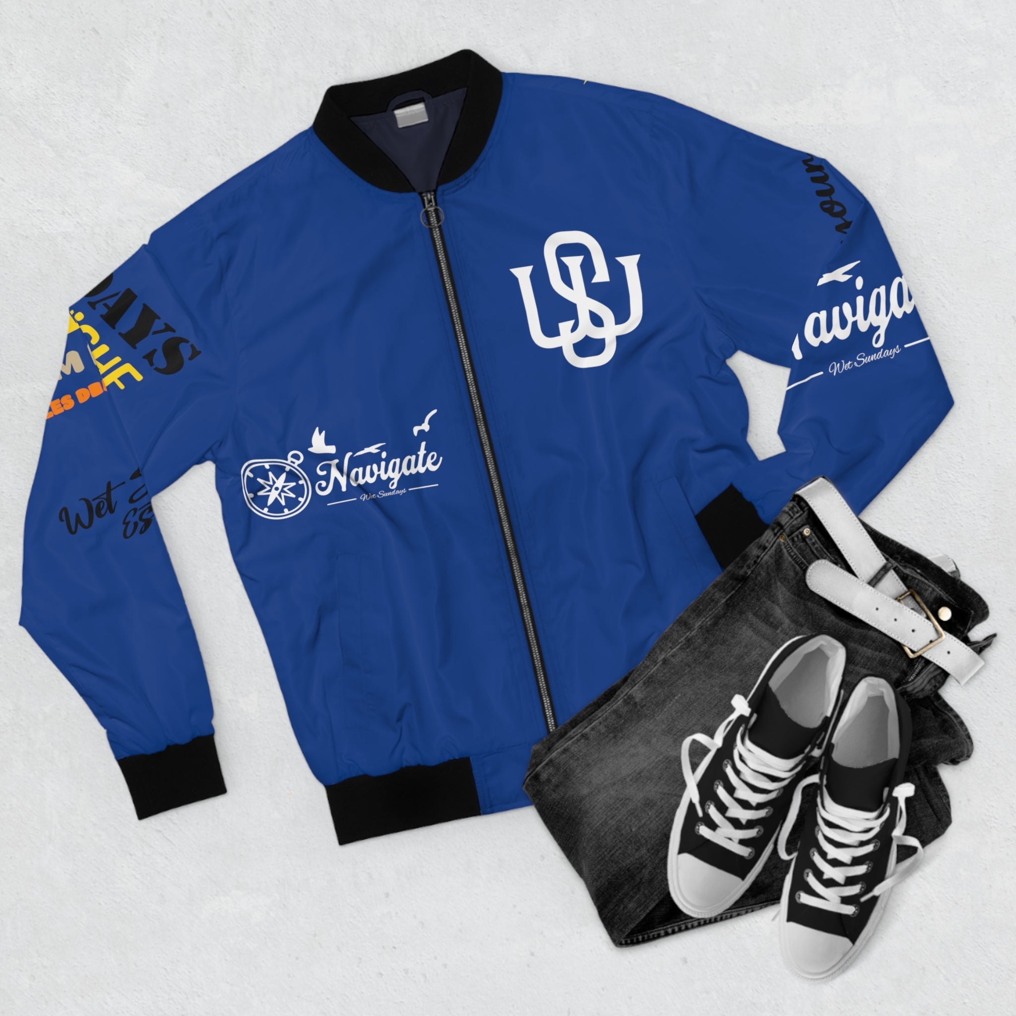 Men's WS Bomber Jacket - Wet Sundays