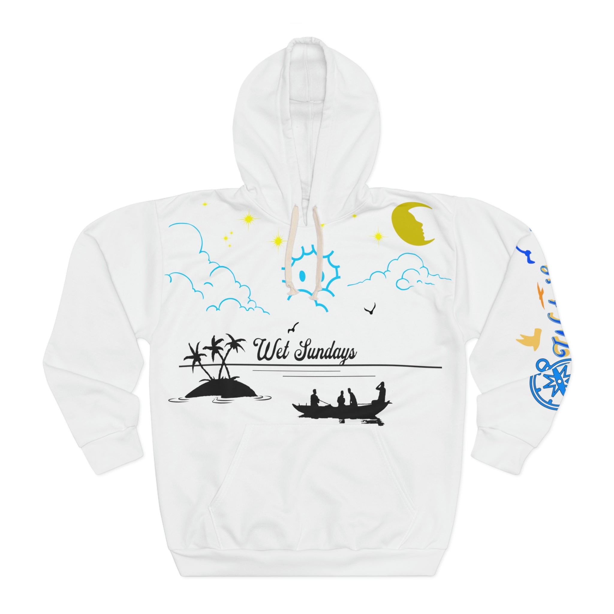 Navigation Pullover Graphic Hoodie - Wet Sundays