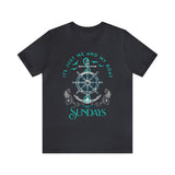 Routes of Wet Sundays Sailing T-shirt - Wet Sundays